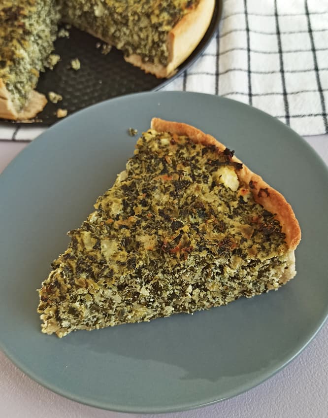 un plato de comida